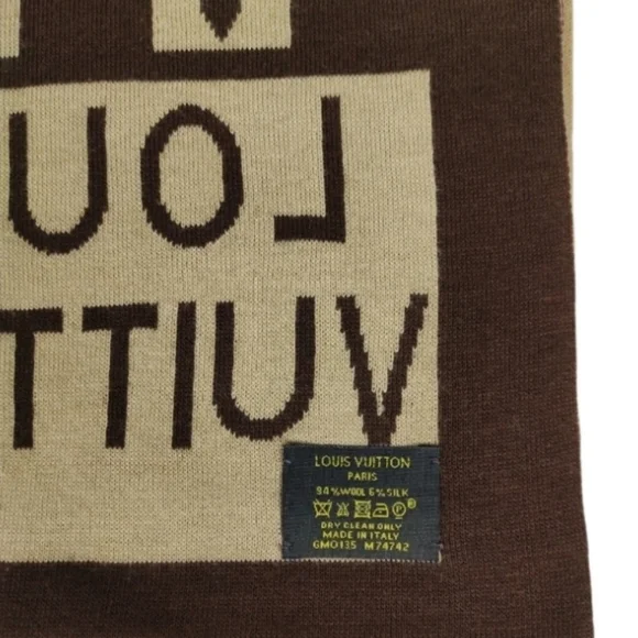 🏅Luxurious LOUIS VUITTON WOOL & SILK SCARF - Picture 6 of 10
